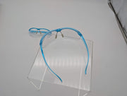 3M Refine 201 Safety Glasses Anti-Fog Impact Resist Teal Frame 11735 Pack of 2 2