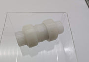 Nibco T66BC-V 1/2" True Union Ball Check Valve Kynar PVDF Body 150 PSI 1