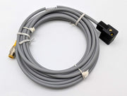 Turck VIS 2-D669-5M-RS 5.3T Dual Ended QD Cable DIN 43650 to 5 Pin M12 Male 1