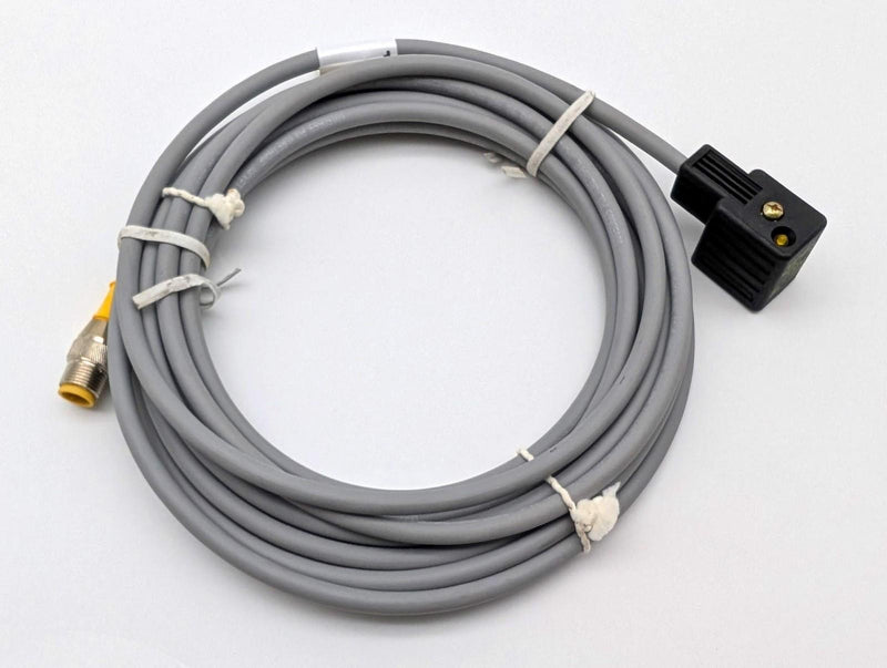 Turck VIS 2-D669-5M-RS 5.3T Dual Ended QD Cable DIN 43650 to 5 Pin M12 Male 1
