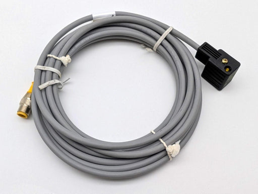 Turck VIS 2-D669-5M-RS 5.3T Dual Ended QD Cable DIN 43650 to 5 Pin M12 Male 1