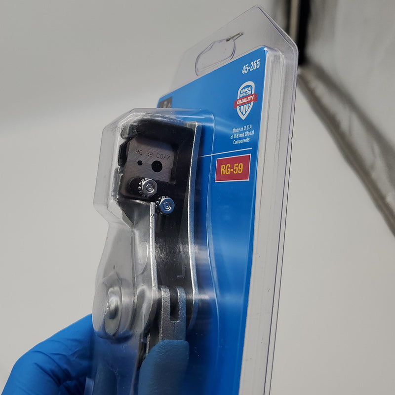 Ideal 45-265 Stripmaster RG-59 Coax Cable Stripper 2-Step Wire Stripper USA Made 6