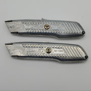 Stanley Utility Knife Self Retracting 10-189P Unpainted Safety Blade 2 Pack 1