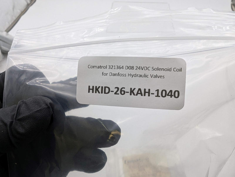 Comatrol 321364 D08 24VDC Solenoid Coil for Danfoss Hydraulic Valves