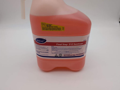 Diversey 512 Final Step Sanitizer No-Rinse 5L Dispenser 5753301 2
