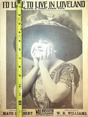 1910 I'd Love To Live In Loveland With A Girl Like You Sheet Music Maud Lambert 4