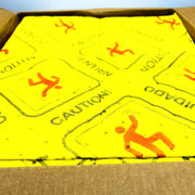 Spilfyter HVU-75 Universal SM Sorbent Pads 16in x 18in Hi Vis Yellow DW 100/Box 5