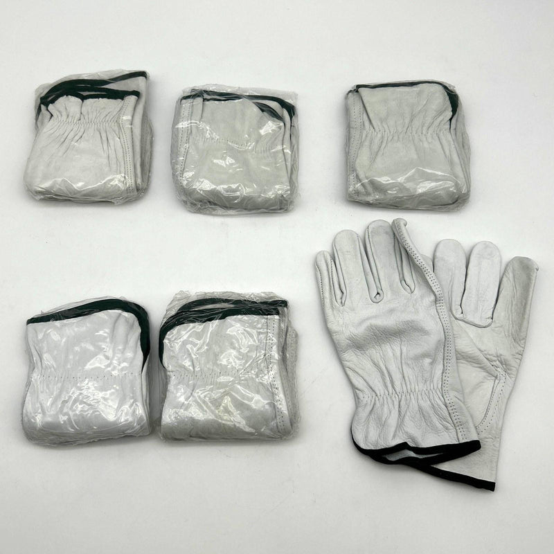 PIP 68-163 Driver Gloves Size Medium Split Cowhide Leather Vending Pks 6 Pairs 1