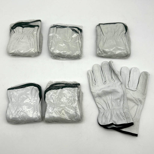 PIP 68-163 Driver Gloves Size Medium Split Cowhide Leather Vending Pks 6 Pairs 1