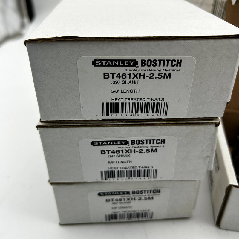 Stanley Bostitch Heat Treated T-Nails BT461XH-2.5M 5/8" Len .097 Sha 10,000/case 2