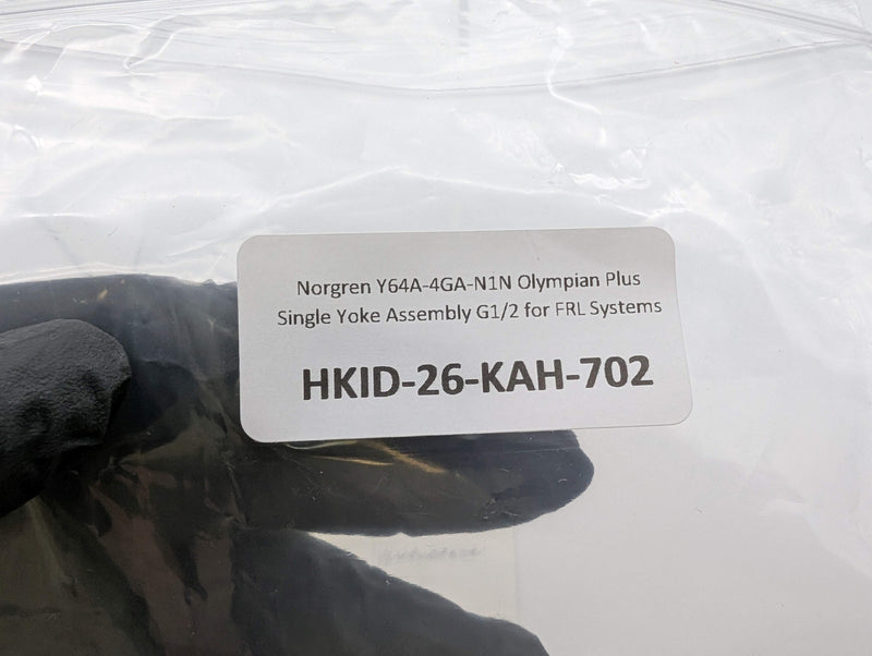 Norgren Y64A-4GA-N1N Olympian Plus Single Yoke Assembly G1/2 for FRL Systems