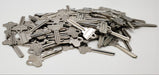 Keys for Crafting 100x Schlage Silver Tone Wafer Keys for Jewelry & Art Rusty 7