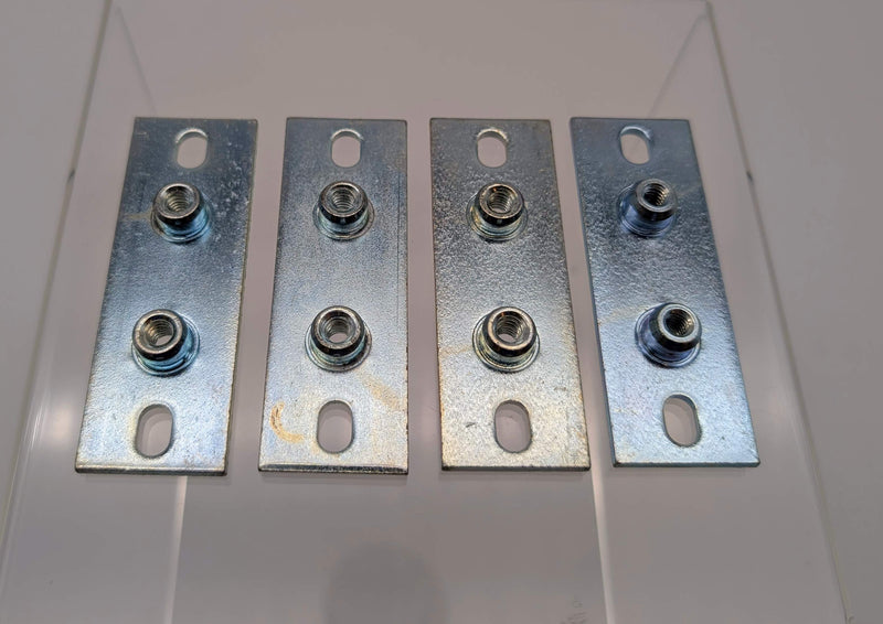 Behringer ST-BAP-03-Z Tube Clamp Base Plates 3.5" L x 1.22" W Pack of 4