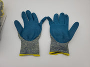 12 Pairs A5 Cut Resistant Work Gloves Medium Palm Coated Ansell HyFlex 11501 4