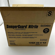 SemperGuard Nitrile INIPFT102 Disposable Gloves Size Small Powder Free 1000/Case 5