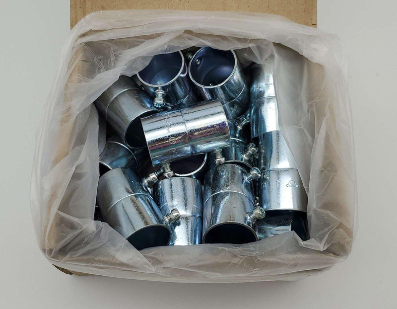 Crouse Hinds 1" EMT Conduit Coupling 462 Set Screw Type Zinc Pack of 20 1