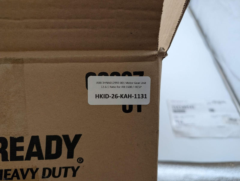 ABB 3HNA012992-001 Motor Gear Unit 12.6:1 Ratio for IRB 5500 / IRC5P