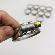 Breeze 64024 Hose Clamp 1-1/16 x 2in Worm Drive 301 SS Band 410 SS Screw 10pk 5