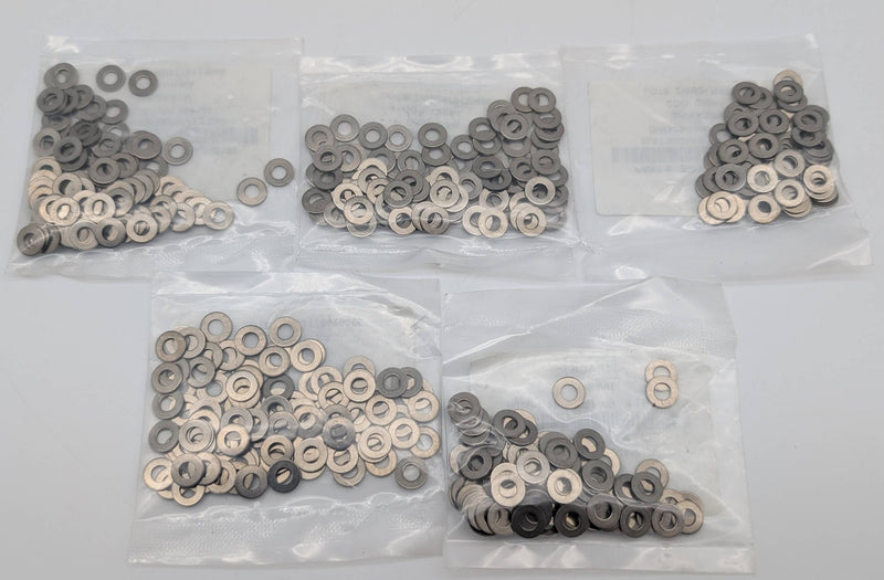 DIN 125 Flat Washers A2 Stainless Steel M4.3 4.3mm Diameter Pack of 500 1