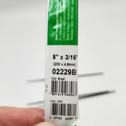 Nicholson 02229B Chainsaw Files Knurl Cut 8" Length x 3/16" Diameter Pack of 3 4