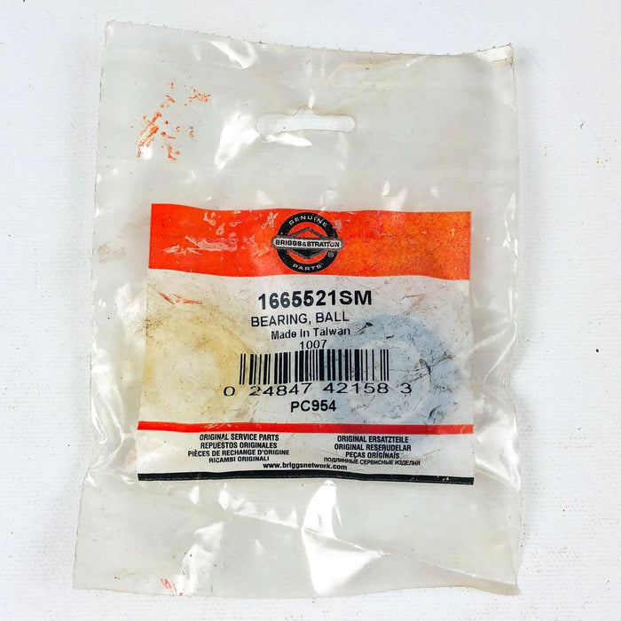 Briggs and Stratton 1665521SM Ball Bearing OEM NOS Replcs Simplicity 1665521