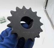 Tsubaki H40B15F 7/8 Roller Chain Sprocket 7/8" Bore 1/2" Pitch for Size 40 Chain 1