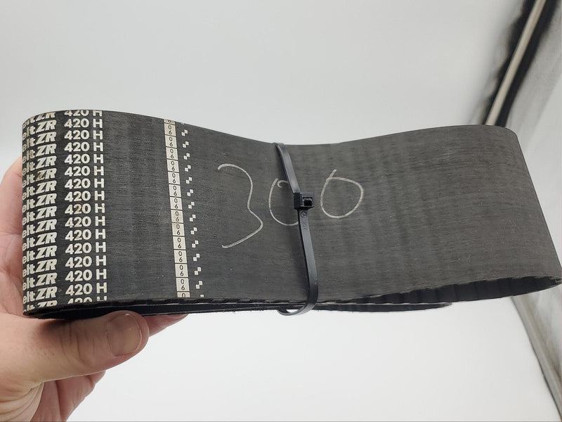 OptiBelt 420H300 ZR Timing Belt 1/2" Pitch 84 Teeth 3" Width 42" Length 2