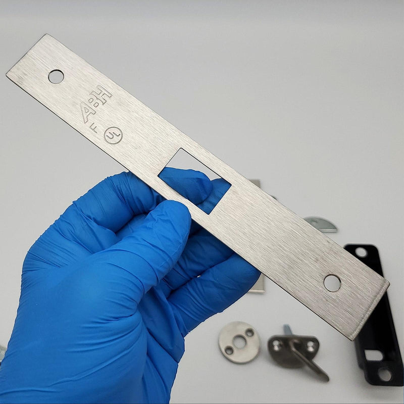 ABH LR6656 Mortise Lock Body LH Best 40H Satin Chrome Face Plate Privacy Lock 7