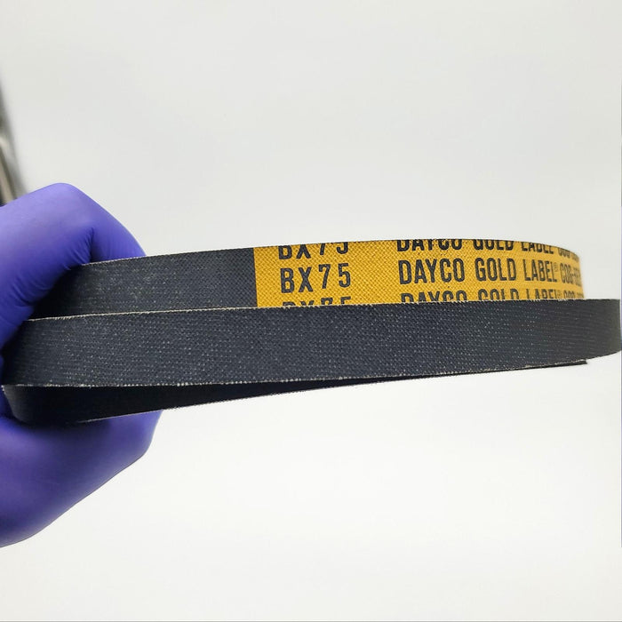 Dayco BX75 Cogged Belt Gold Label 5/8" Width 78" Length Cogged V-Belt 3