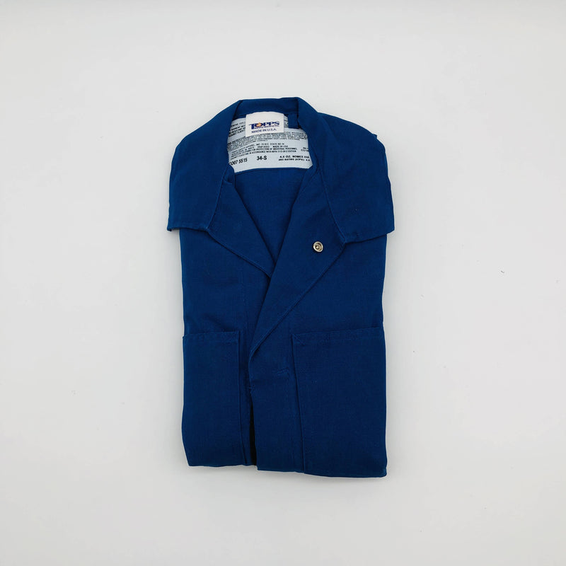 Topps CO075515 Coveralls Flame Resistant 34-S Nomex IIIA 4.5oz Royal Blue No Tag 7