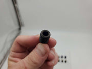 1/2"-13 x 3/4" Brass Tip Set Screws Hex Head Drive Steel Black Oxide Pack of 10 3