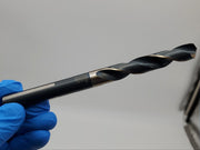 EXACTEK 33/64" Drill Bit 2 Flute 6-1/8" OAL 3-1/4" LOC 1/2" Chuck 188 Deg HSS 1