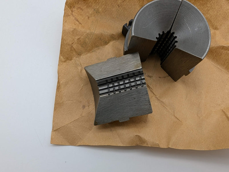 Hardinge M16 17/32" Round Serrated Collet Pads 3-Segment for M-Series Collet