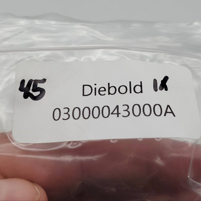 1x Diebold 03-0000430-0-00-A Safe Deposit Key Blank 0.1" T x 0.38" W x 2.23" L 4