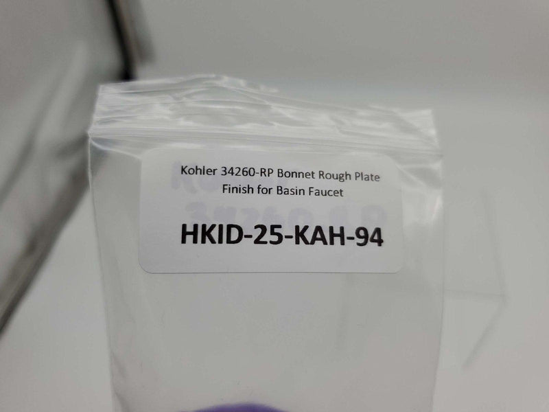 Kohler 34260-RP Bonnet Rough Plate Finish for Basin Faucet 4