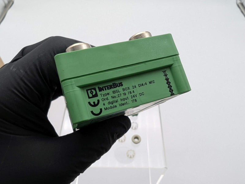 Phoenix contact 2719784 IBSL BOX 24 DI 4/4-M12 INTERBUS Digital Output Module 4