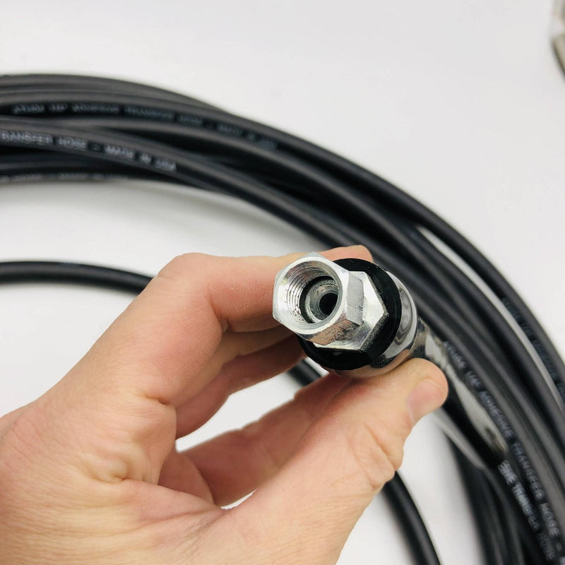 Cycan QUA01125 Spray Adhesive Hose 50 Ft 1/4" JIC and 1/4" Female Up to 500PSI 6