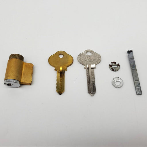 Acro Welch Lock Cylinder Conversion Kit Sargent U Knob 5 Pin Satin Chrome #6865 1