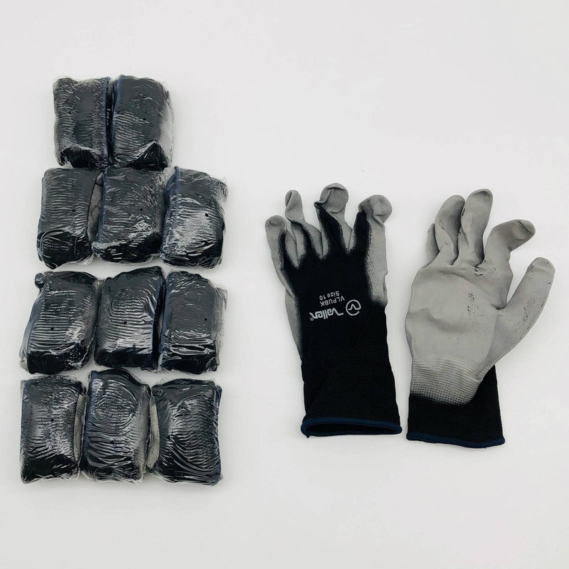 Wells Lamont VLPUBK Coated Work Gloves Sz 10/XL Polyurethane Nylon 12 Pairs 1