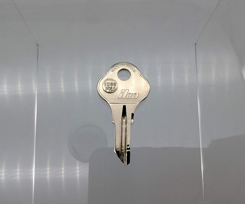 10x Ilco 1069FNA Key Blanks for National D8782 Nickel Plated NOS 1
