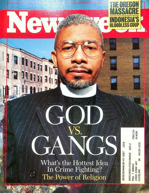 Newsweek Magazine June 1 1998 Oregon School Massacre Suharto Gang Violence God 1