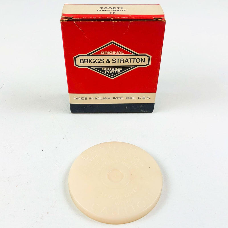 Briggs and Stratton 280021 Cover Pulley Vertical OEM New Old Stock NOS 1