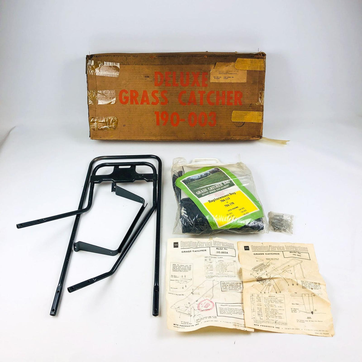 MTD 193-003 Grass Catcher Bagger Assembly Frame 764-119 Grassbag OEM N ...