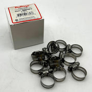 DuPage 47853 Hose Clamp 9/16"-1-1/16" Adjustable Worm Drive 316SS B10HSPX 10/Pkg 1