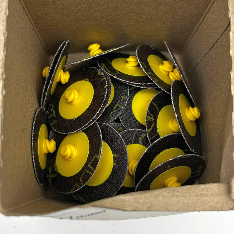 3M Roloc 22401 Sanding Disc 2in TR 361F 80 Grit Medium AO 25000 Max RPM 30pk