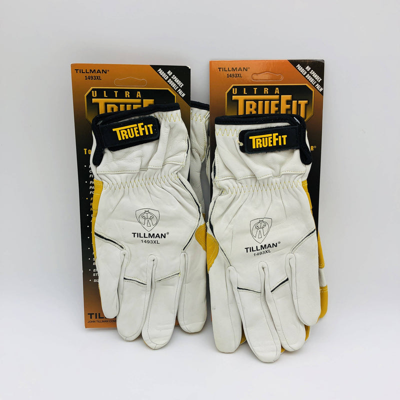 TIllman 1493 Performance Gloves XL TrueFit Goatskin Leather Made with Kevlar 2pr 7