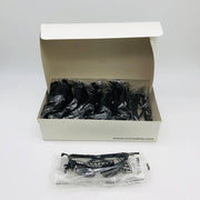 MCR Safety DL1150 Safety Glasses Black Lens Clear Nose Orbital Lightweight 12pk 10