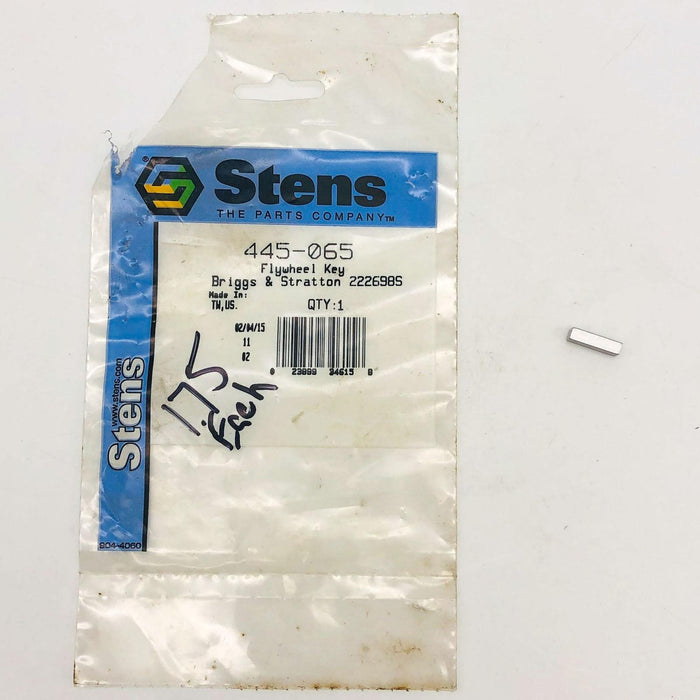 Stens 445-065 Flywheel Key New NOS For Briggs & Stratton 222698S Open 1