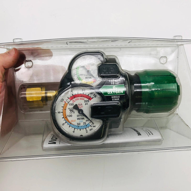 Victor 0781-3601 Gas Regulator ESS42-150-540 S/S Oxygen 150 PSI Edge Series 2.0 5