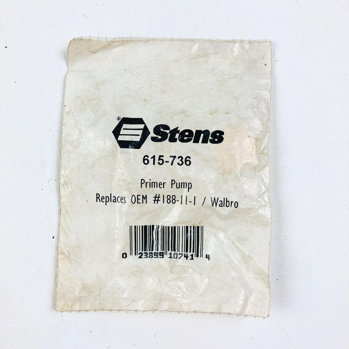 Stens 615-736 Primer Pump New NOS Replaces 188-11-1 Walbro 4